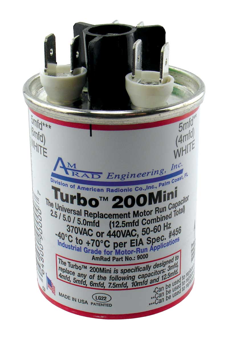 Rheem 439102 Turbomini Capacitor - Round (2.5 Mfd - 15 Mfd)
