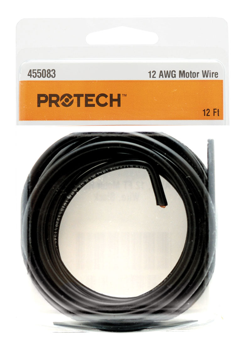 Rheem 455083 Motor Hook Up Wire BLK-12AWG-12FT (12PKG