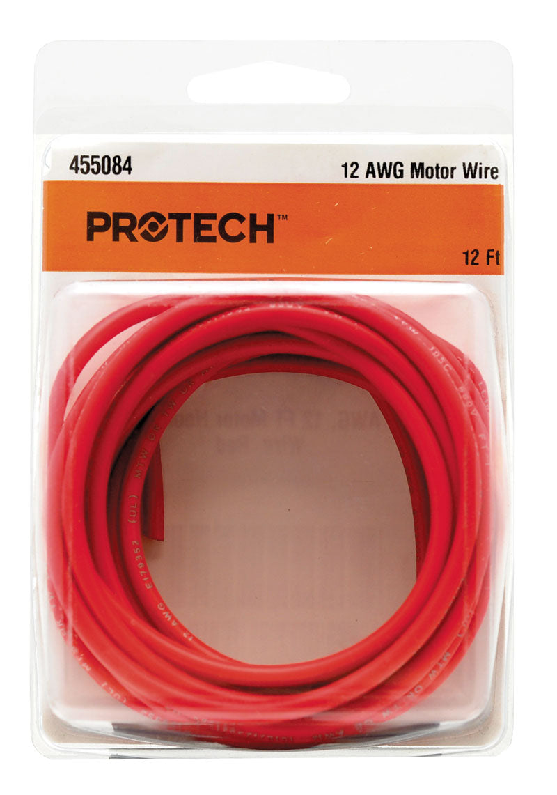 Rheem 455084 Motor Hook Up Wire RED-12AWG-12FT (12PKG