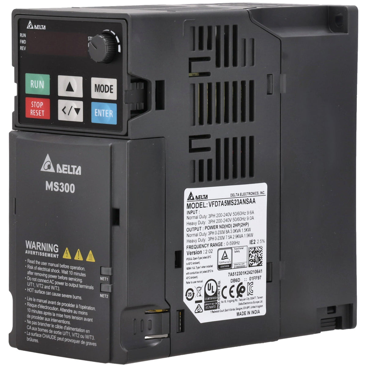 Rheem 47-109392-01 Program – Vfd – 2 Hp 230V – 2 Wire