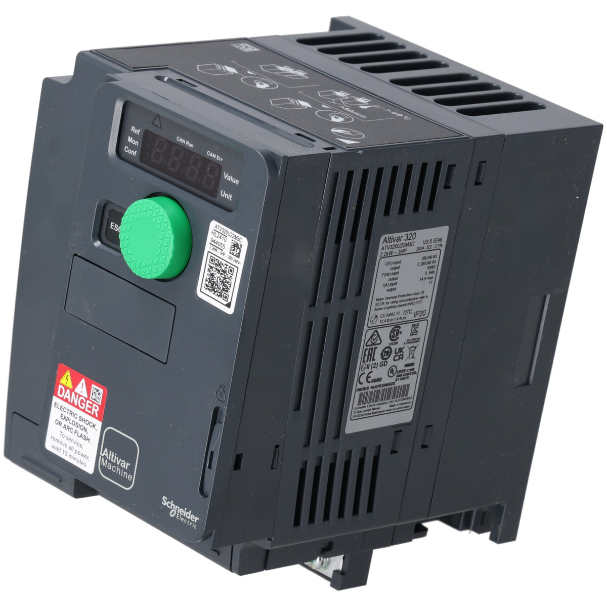 Rheem 47-109396-01 Variable Frequency Drive Program - 2 Wire - 3 Hp Schneider ATV320