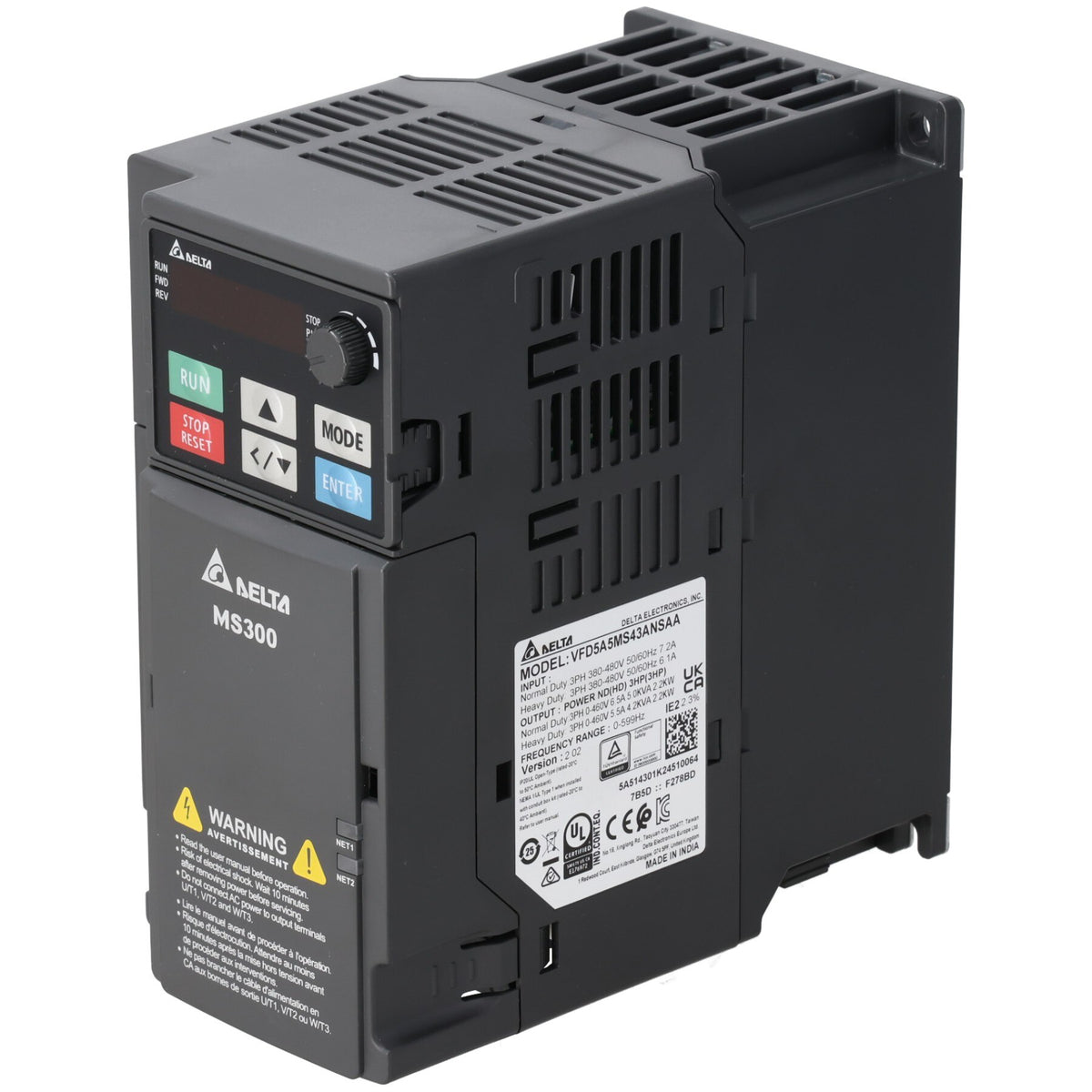 Rheem 47-109532-16 Program - Vfd - 460V - Delta MS300