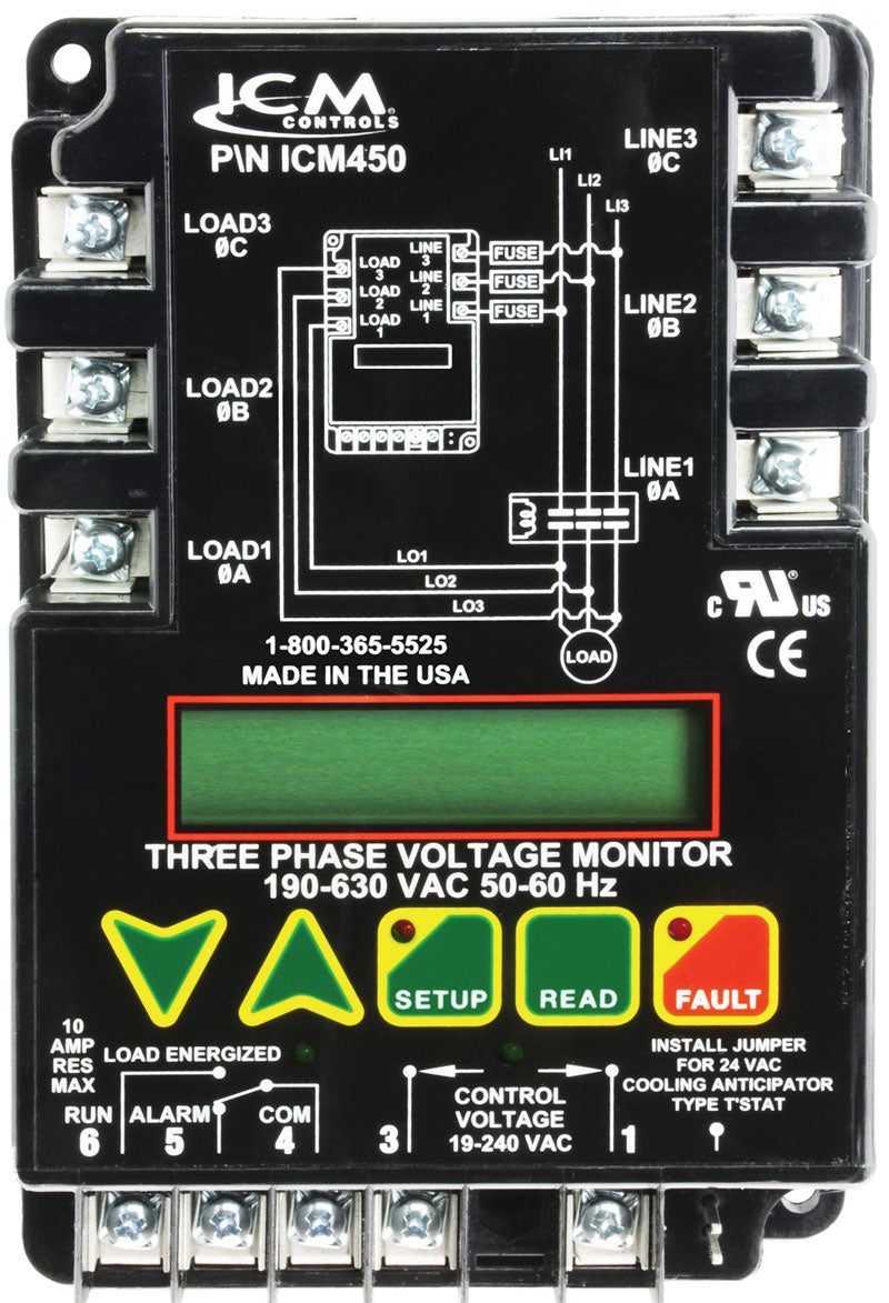 Rheem 47-ICM450 3 Phase Monitor-Prog