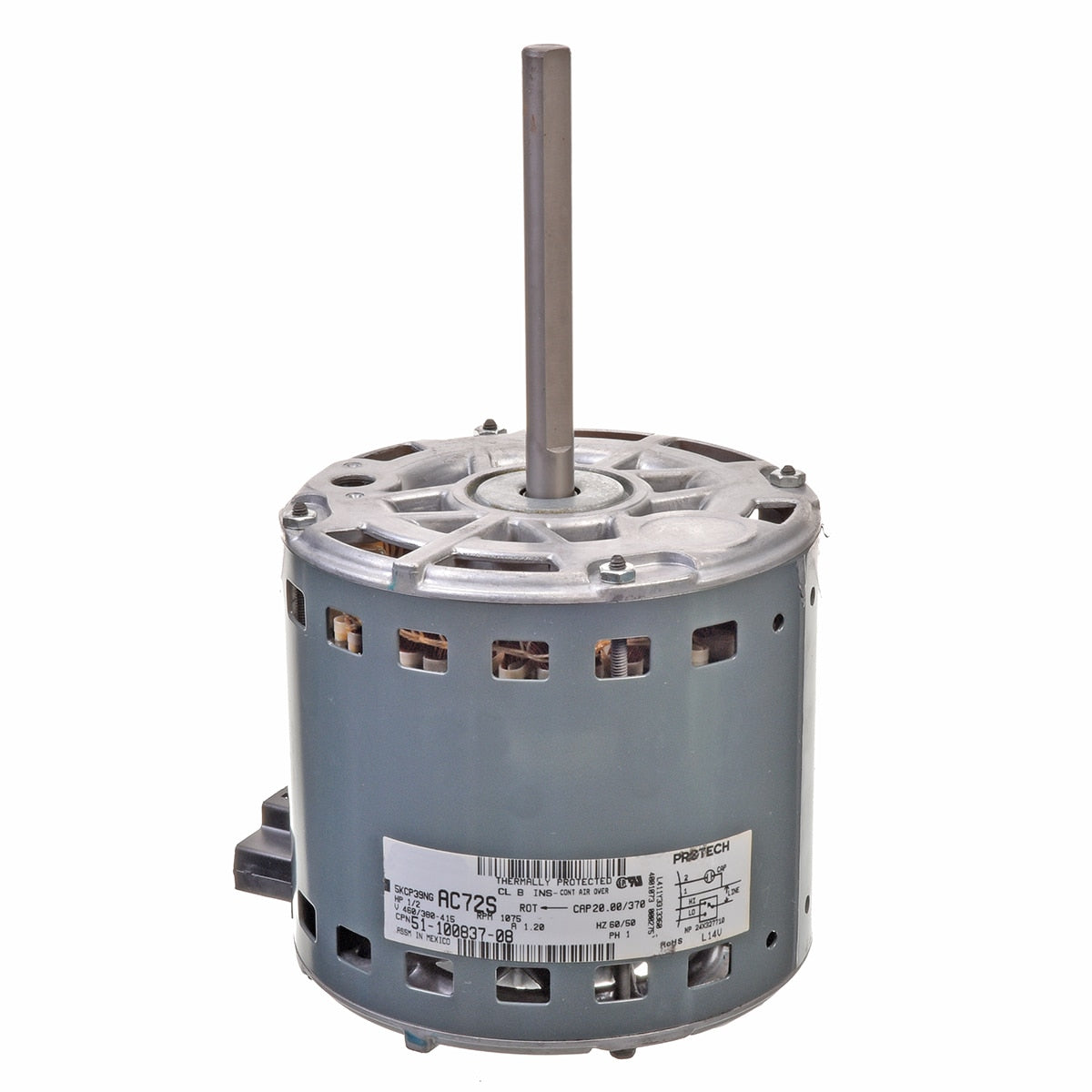 Rheem 51-100837-08 Motor - 1/2 Hp Dd 5KCP39NGAC72S Ge