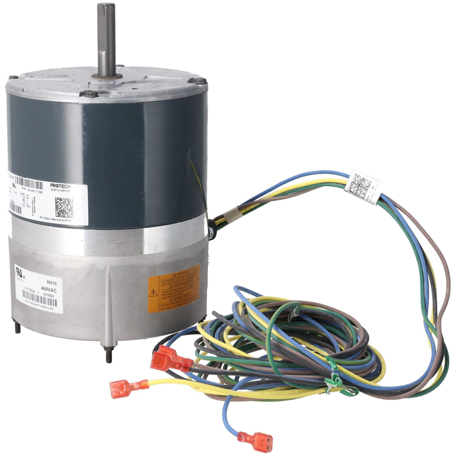 Rheem 51-100998-54 Motor 1/2 Hp, 1010 Rpm, 60/50 Hz, 460V