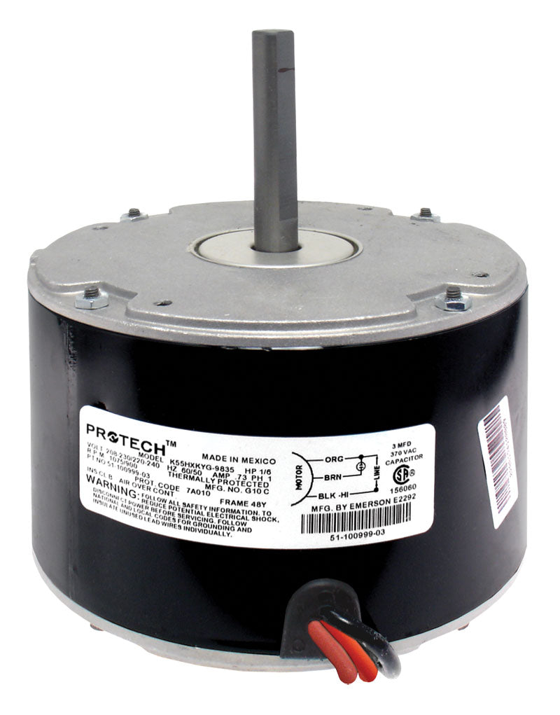 Rheem 51-100999-03 Motor - 1/6HP Dd Emerson