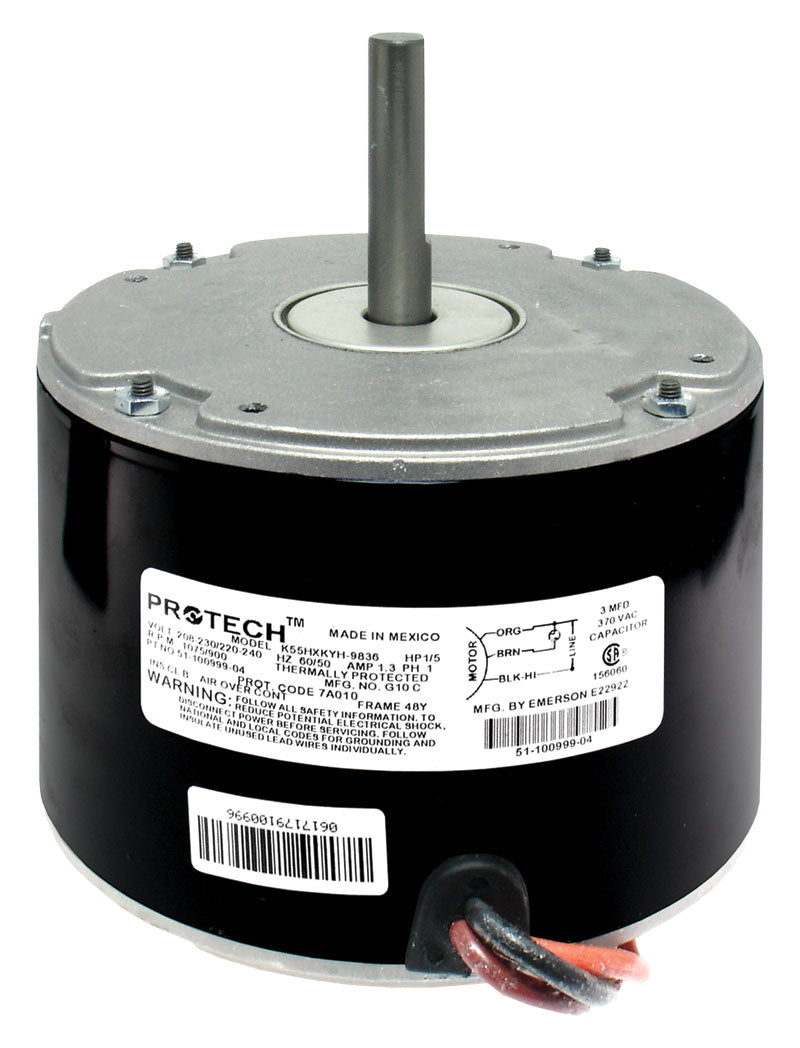 Rheem 51-100999-04 Motor - 1/5HP Dd Emerson