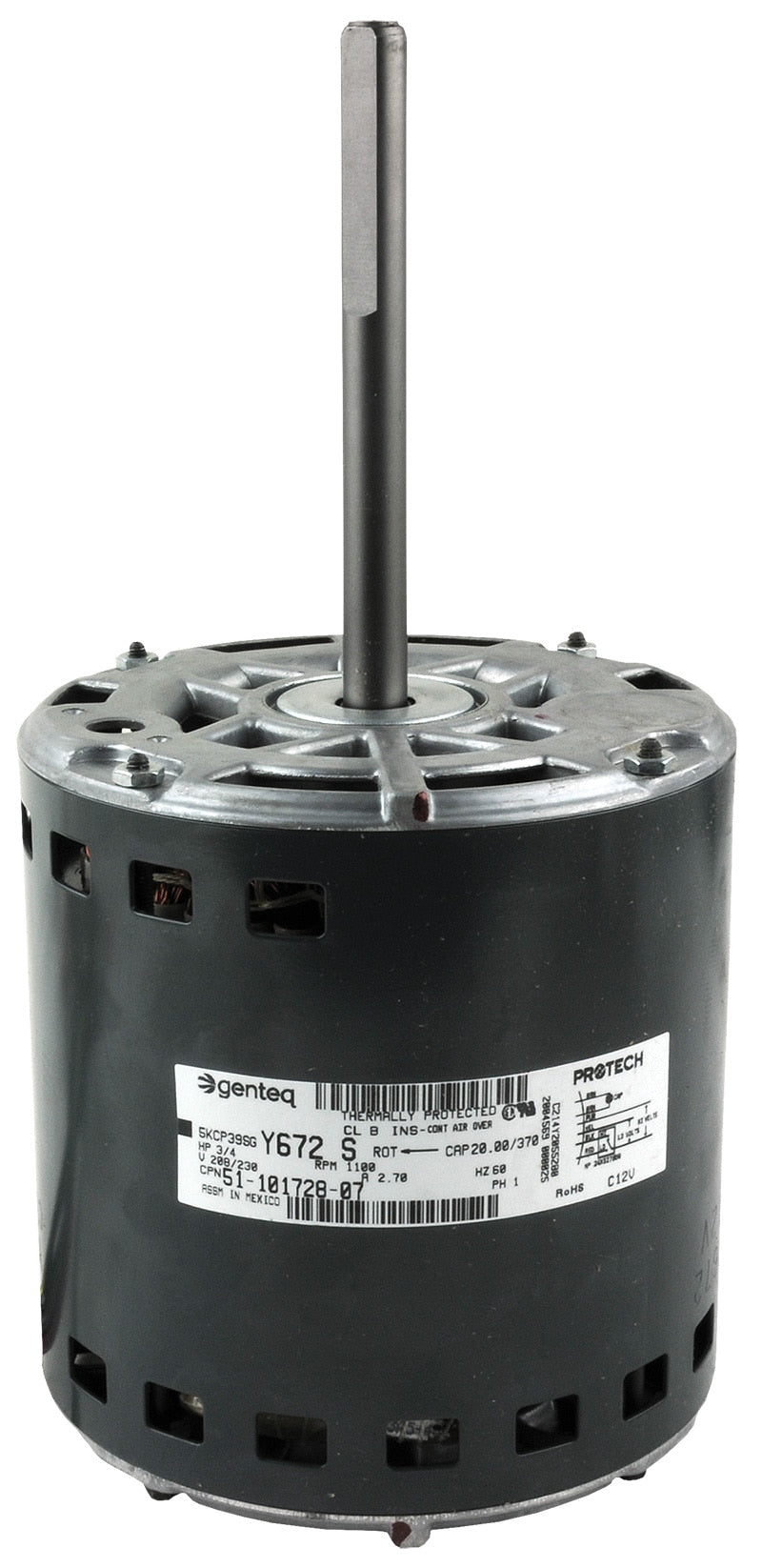 Rheem 51-101728-07 Motor - 3/4 Hp Psc 5KCP39SGY672S Ge