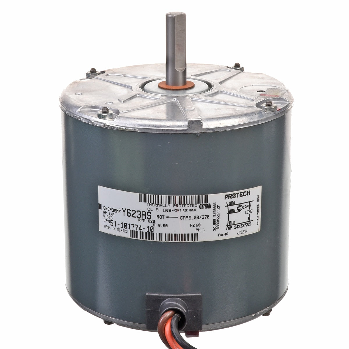 Rheem 51-101774-10 MOTOR-1/5 Hp Dd 5KCP39MFY623AS Ge