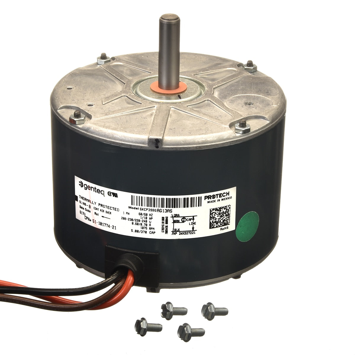Rheem 51-101774-21 Motor - 1/10 Hp Dd 5KCP39BGAG13S