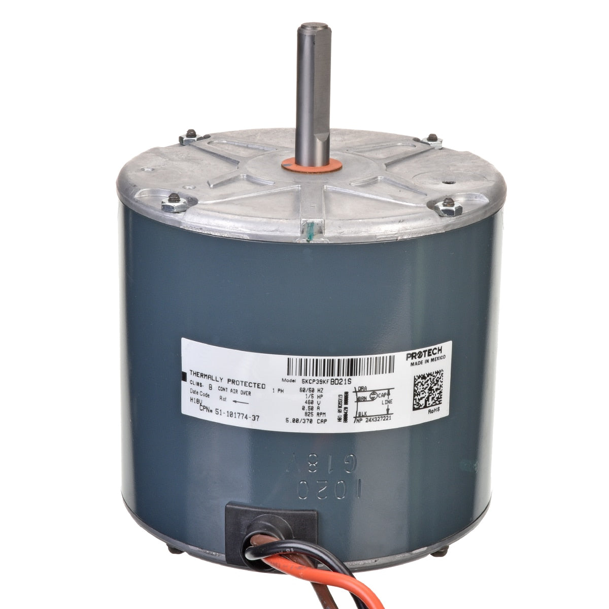 Rheem 51-101774-37 Motor - 1/5 H.p. Direct Drive (5KCP39KFBD21S)