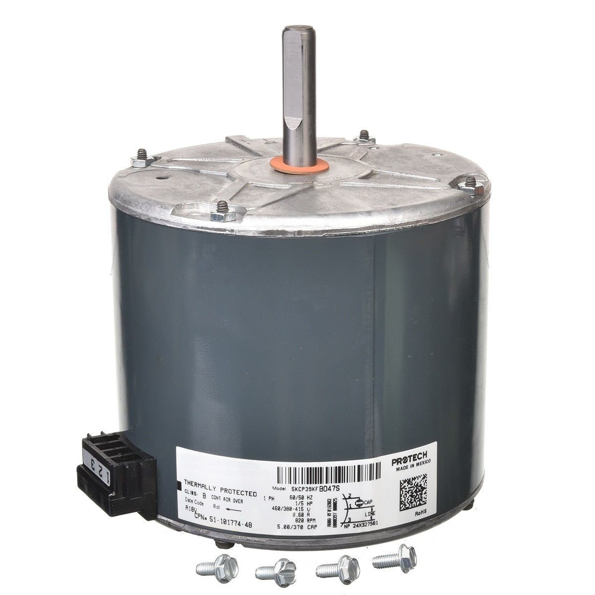 Rheem 51-101774-48 Condenser Fan Motor- 1/5 Hp