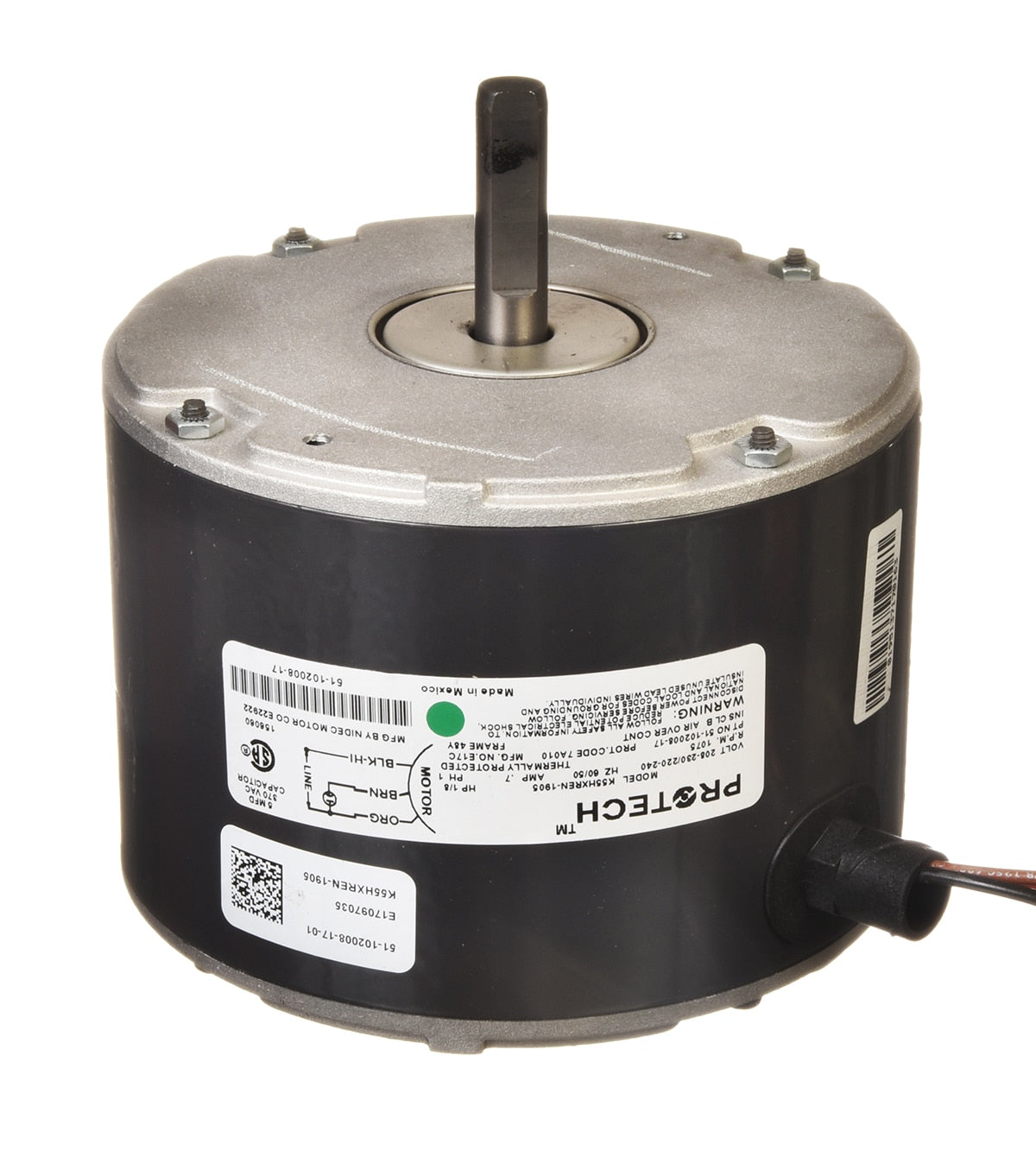 Rheem 51-102008-17 Motor - K55HXREN-1905