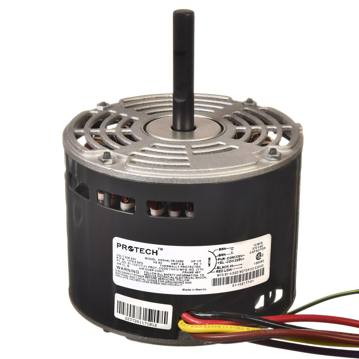 Rheem 51-102177-01 Motor 1/5 Hp K55HXLTR-0262 Emer