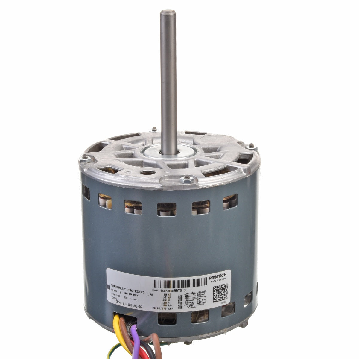 Rheem 51-102182-02 MOTOR-1/2HP 460V 5KCP39NGAB75S Ge
