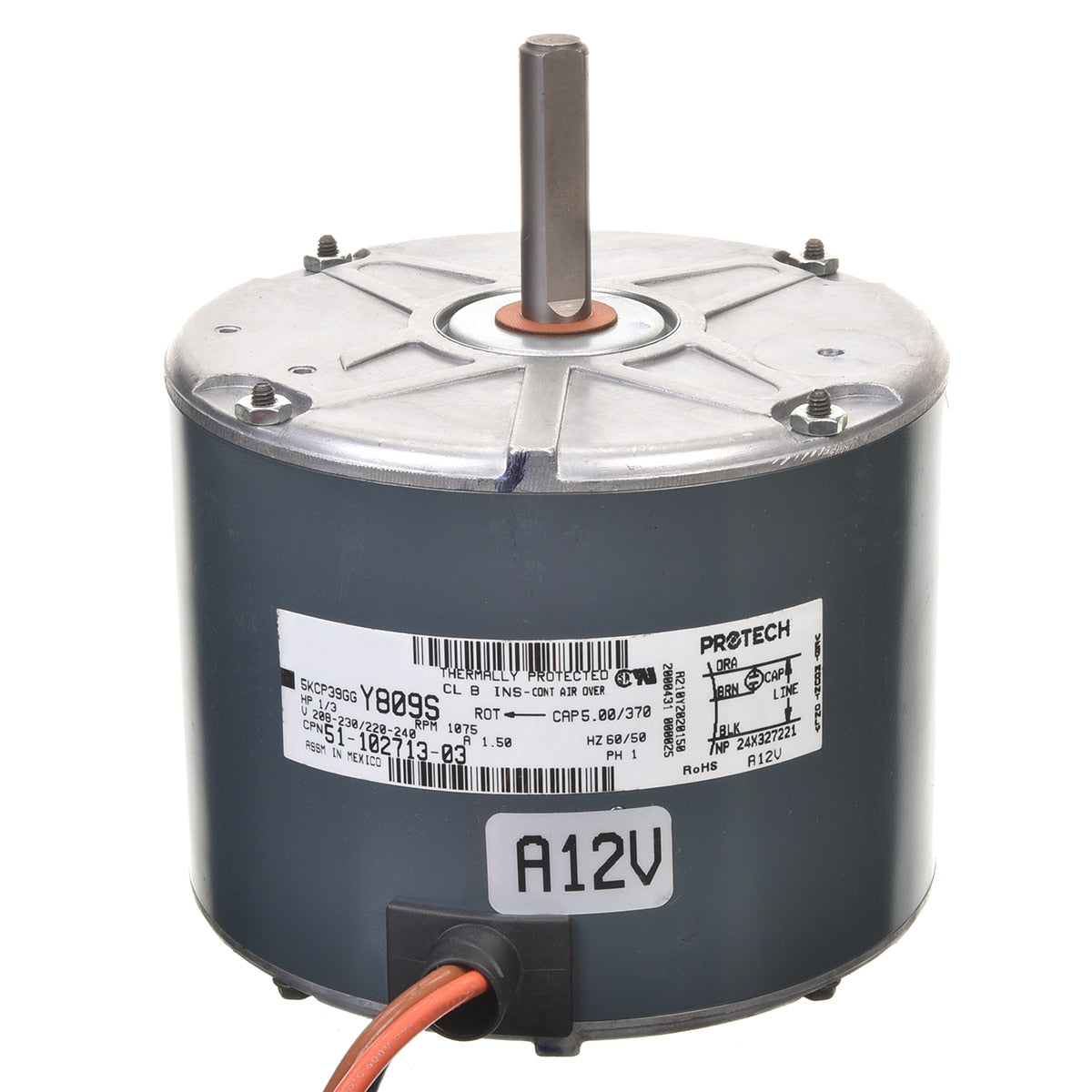 Rheem 51-102713-03 1/3 Hp Direct Drive 5KCP39GGY809S