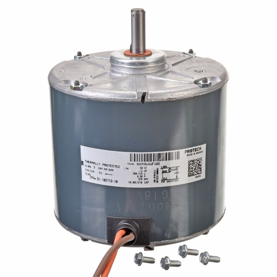 Rheem Protech 51-102713-10 Genteq 1/3 HP Condenser Motor