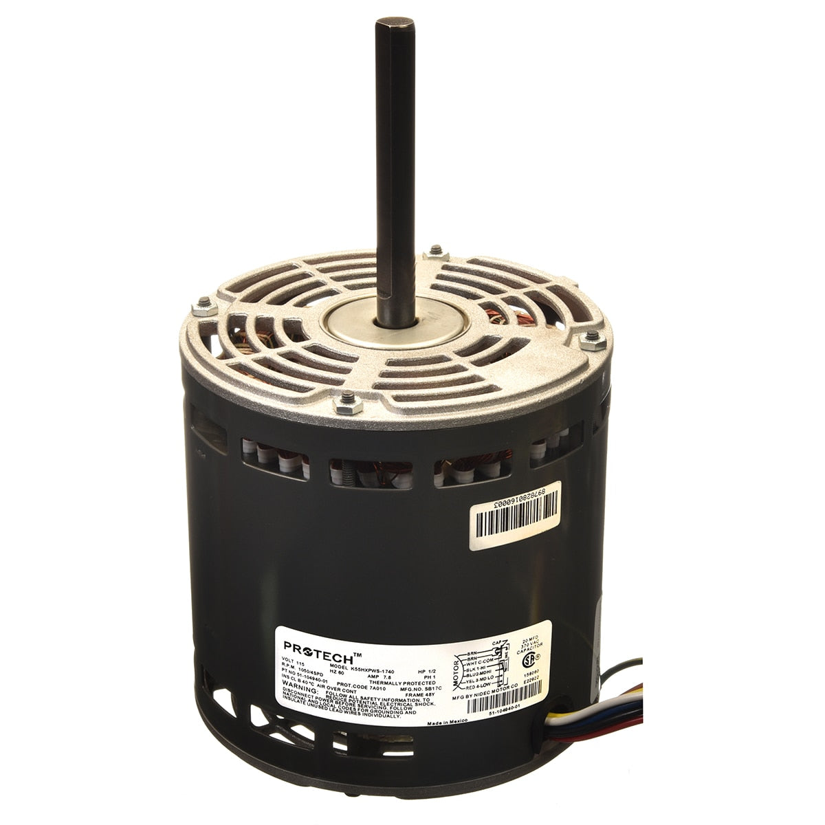 Rheem 51-104940-01 Motor -1/2 Hp