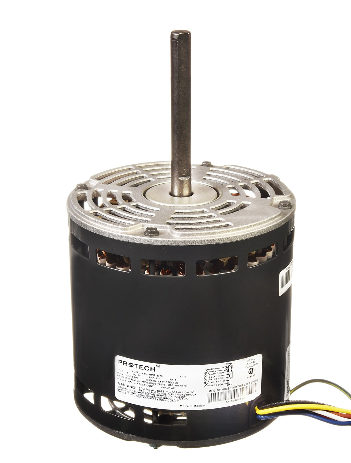 Rheem 51-104940-03 Motor - 1/2 Hp Psc Nidec