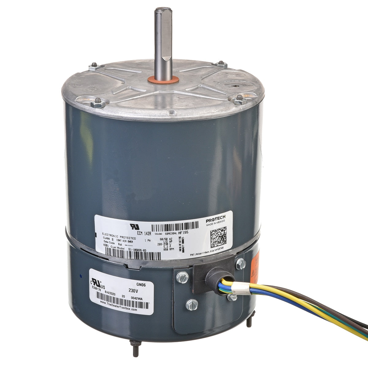 Rheem 51-105035-03 1/2 H.p. Motor - Genteq - 5SME39NLHF155