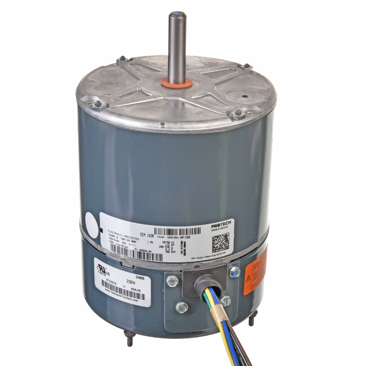 Rheem 51-105035-04 1/2 H.p. Motor - Genteq - 5SME39NLHF156