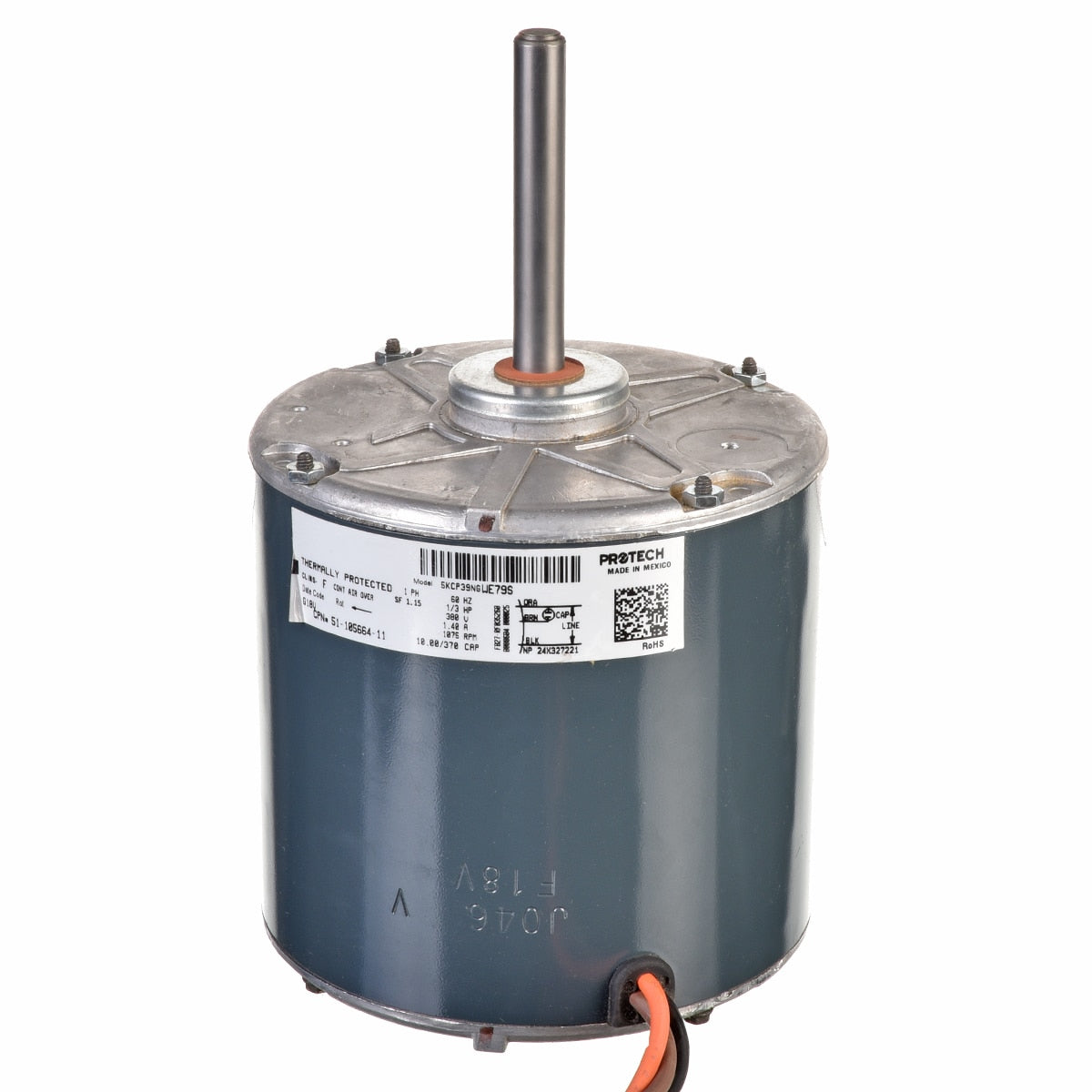 Rheem 51-105664-11 1/3 H.p. Motor Genteq 5KCP39NGWE79S