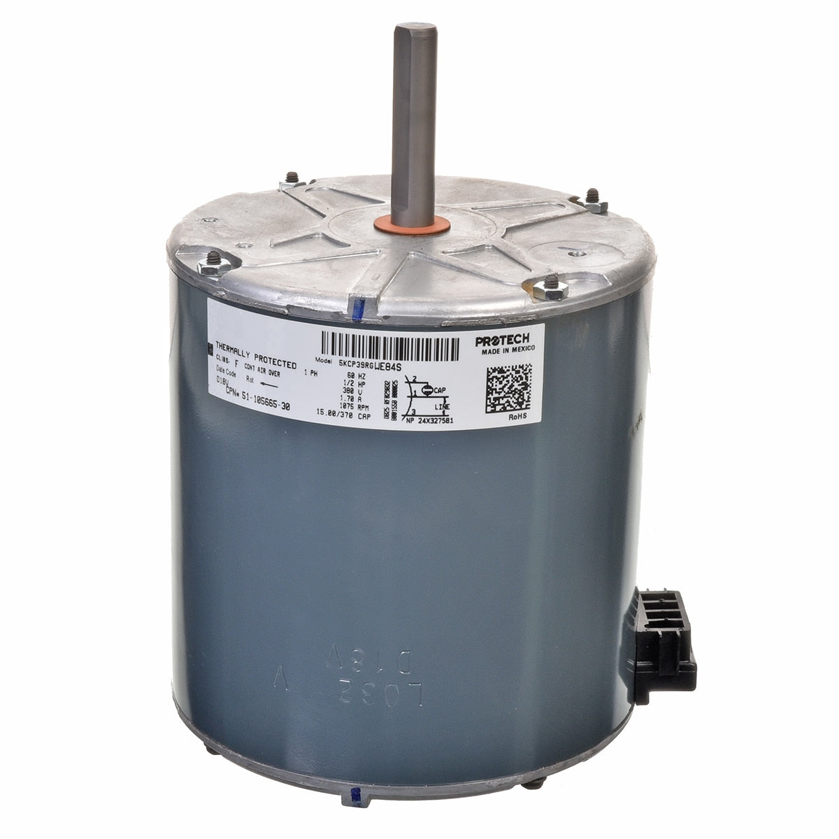 Rheem 51-105665-30 1/2 H.p. Motor Genteq 5KCP39RGWE84S