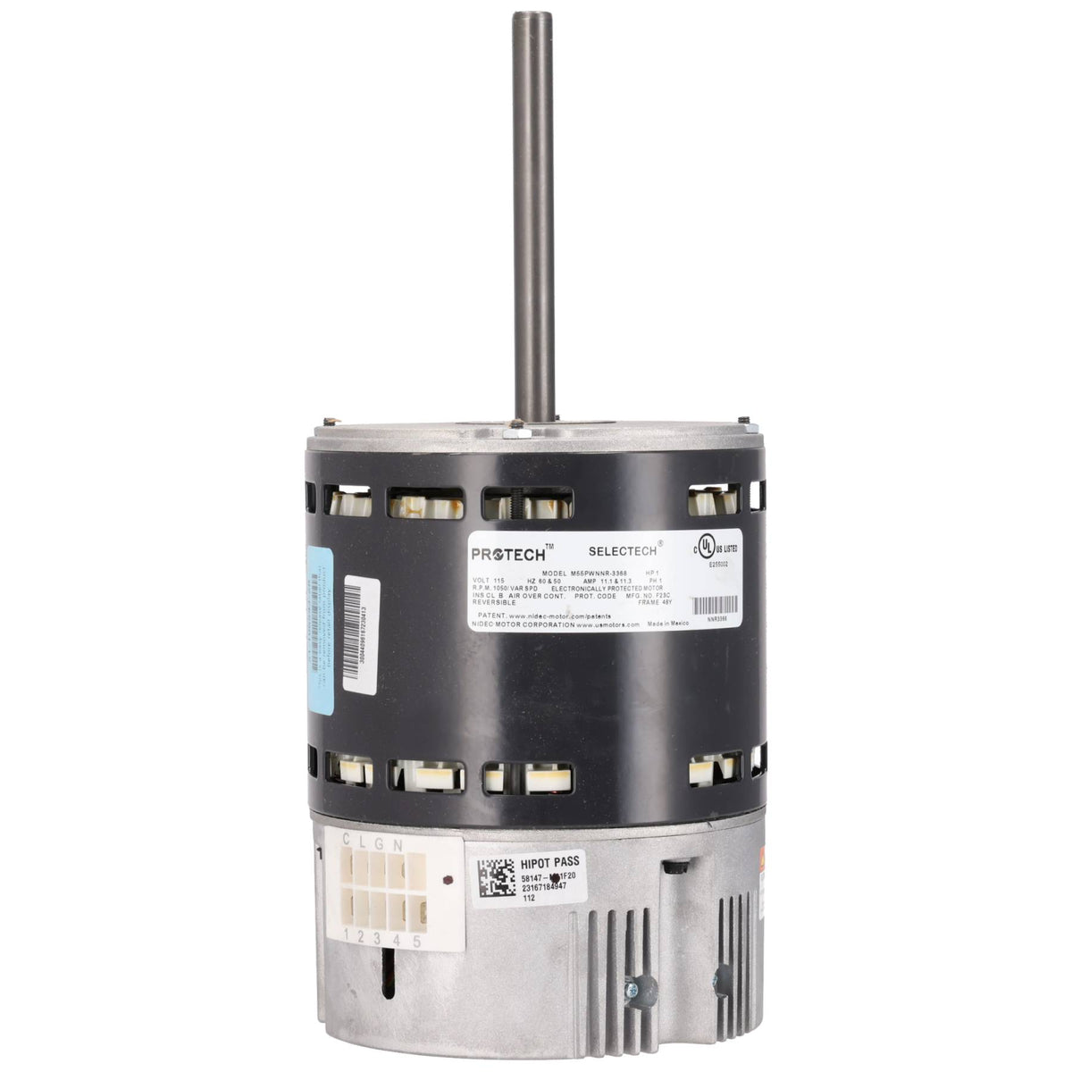 Rheem 51-106543-28 1HP Nidec SelecTech(r801t) Ct 125k 24in. Df