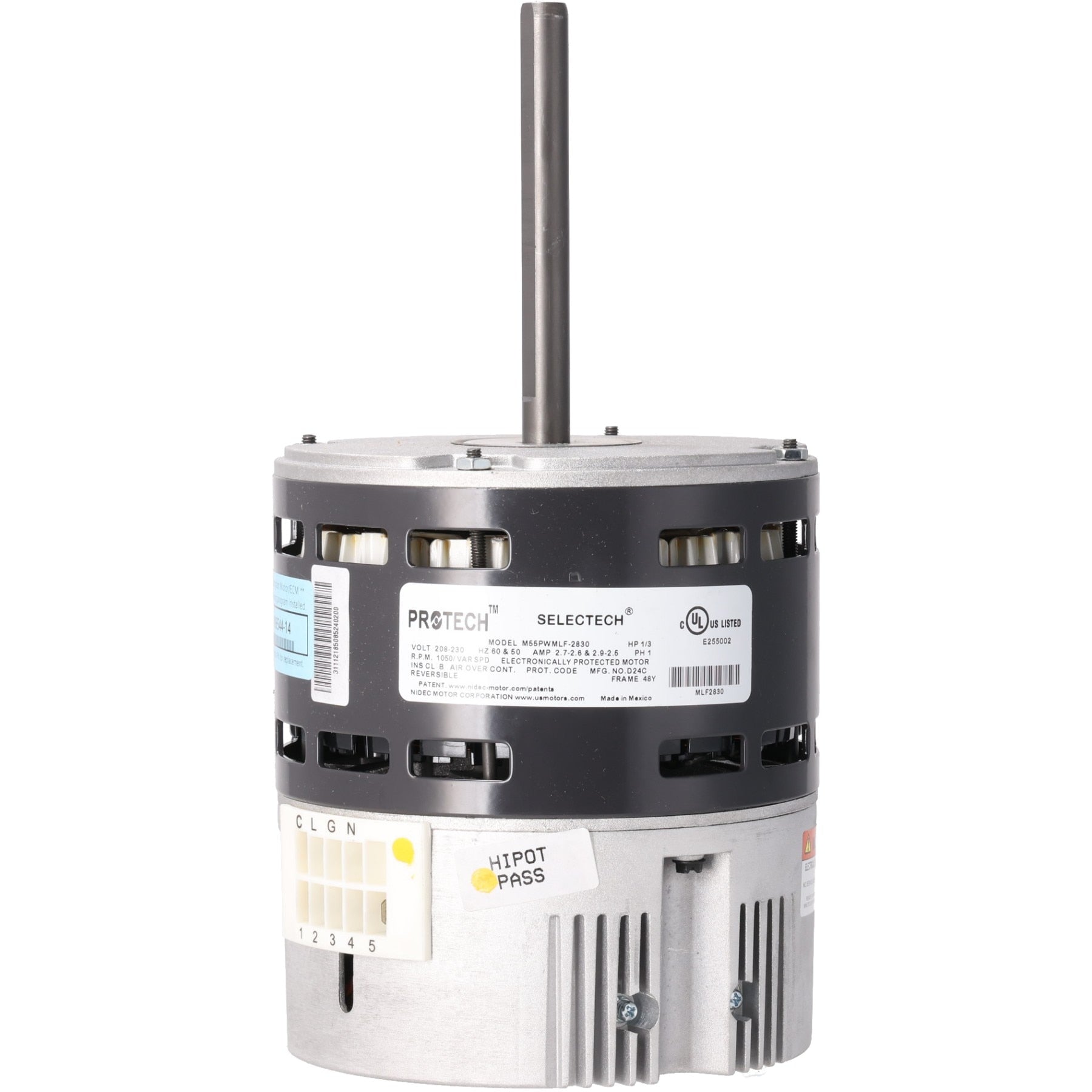 Rheem 51-106544-14 Motor 1/3 Hp Nidec Selectech