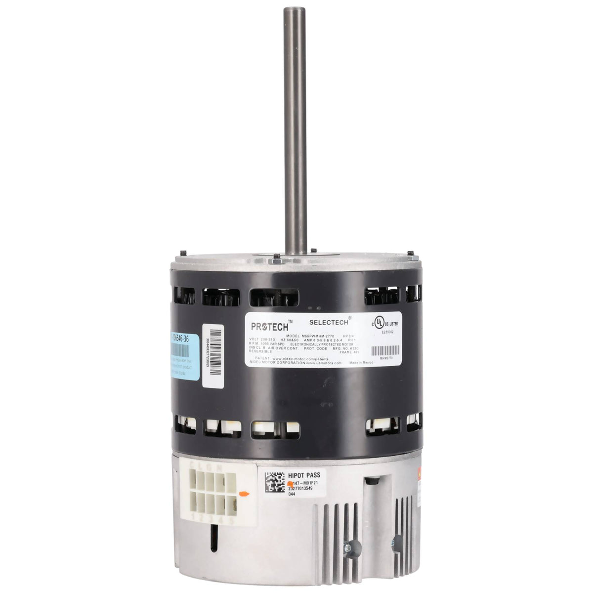 Rheem 51-106545-36 Motor 1/2 Hp 230V Nidec Selectech