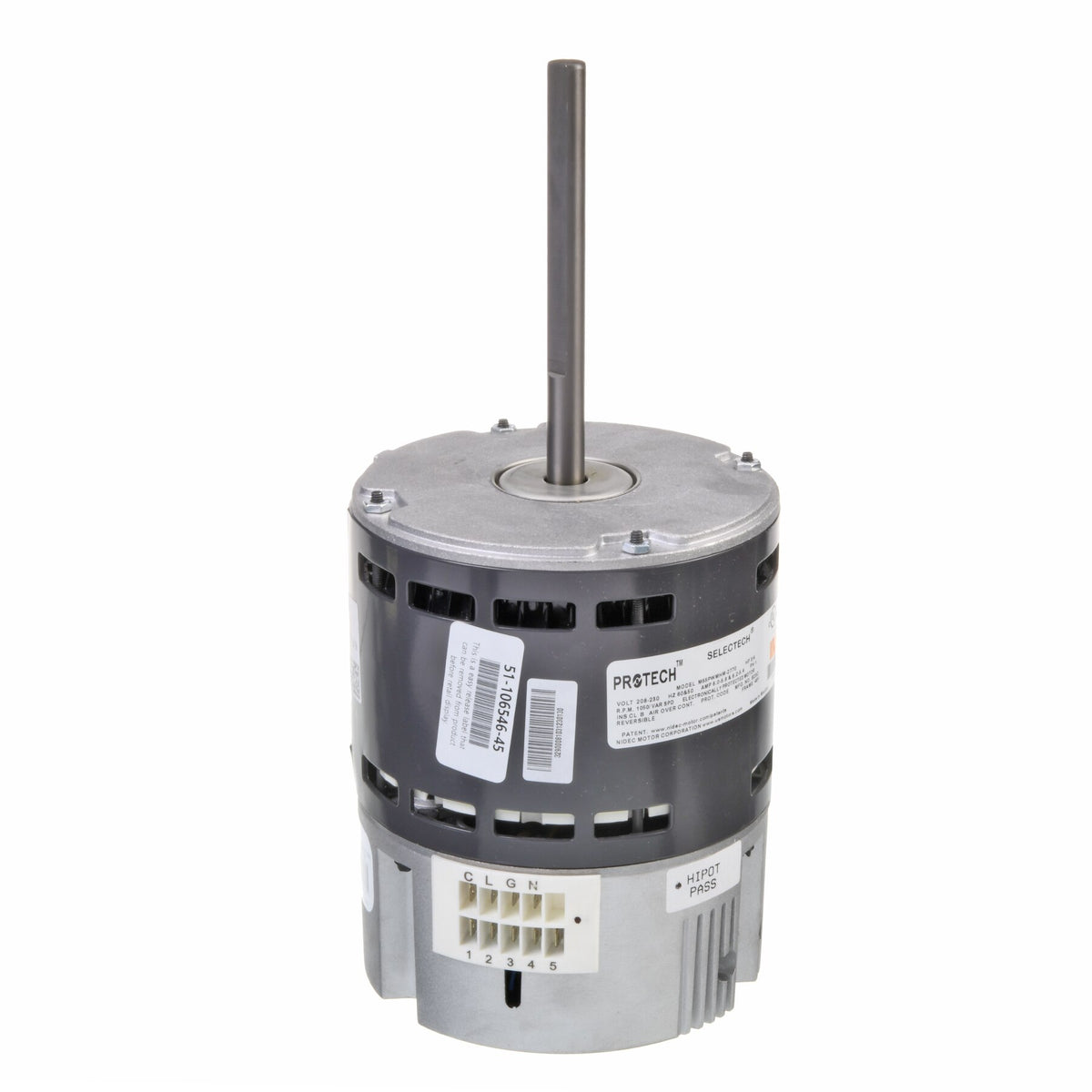 Rheem 51-106546-45 Motor 3/4 Hp Nidec Selectech