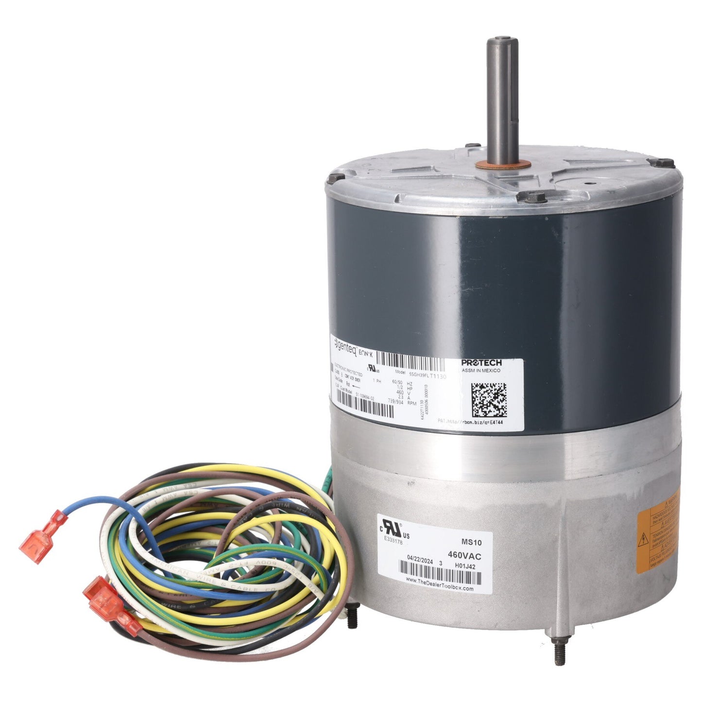 Rheem 51-109694-02 Motor - Ecm - 1/2 Hp - 460V - Genteq