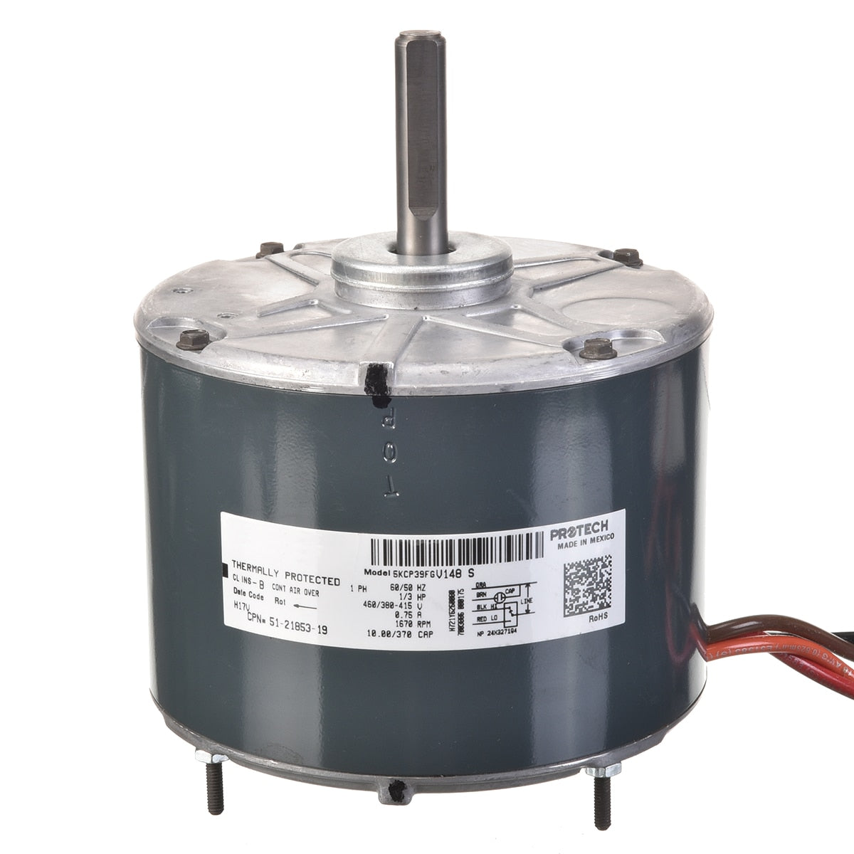 Rheem 51-21853-19 Motor 1/3 H.p. 5KCP39GV148S Ge