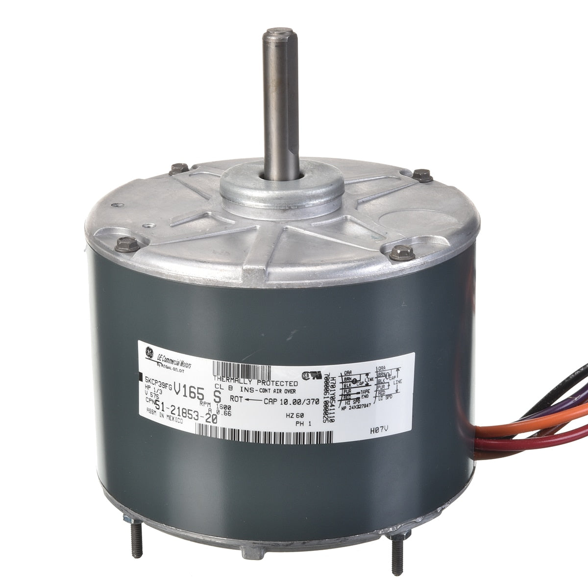 Rheem 51-21853-20 1/3 Hp Motor 5KCP39FGV165S Ge