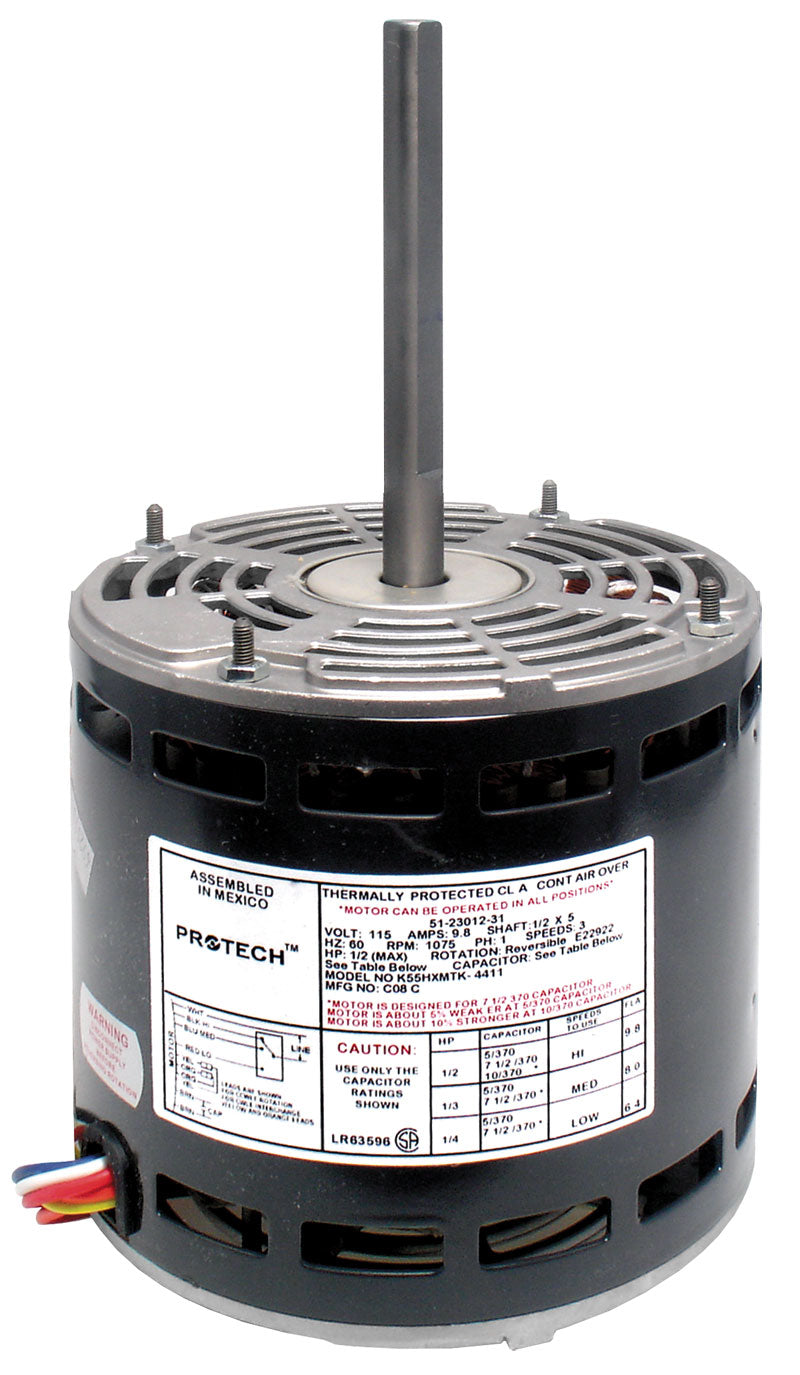 Rheem 51-23012-31 Motor-Direct Drive K55HXMTK-4411 Emer