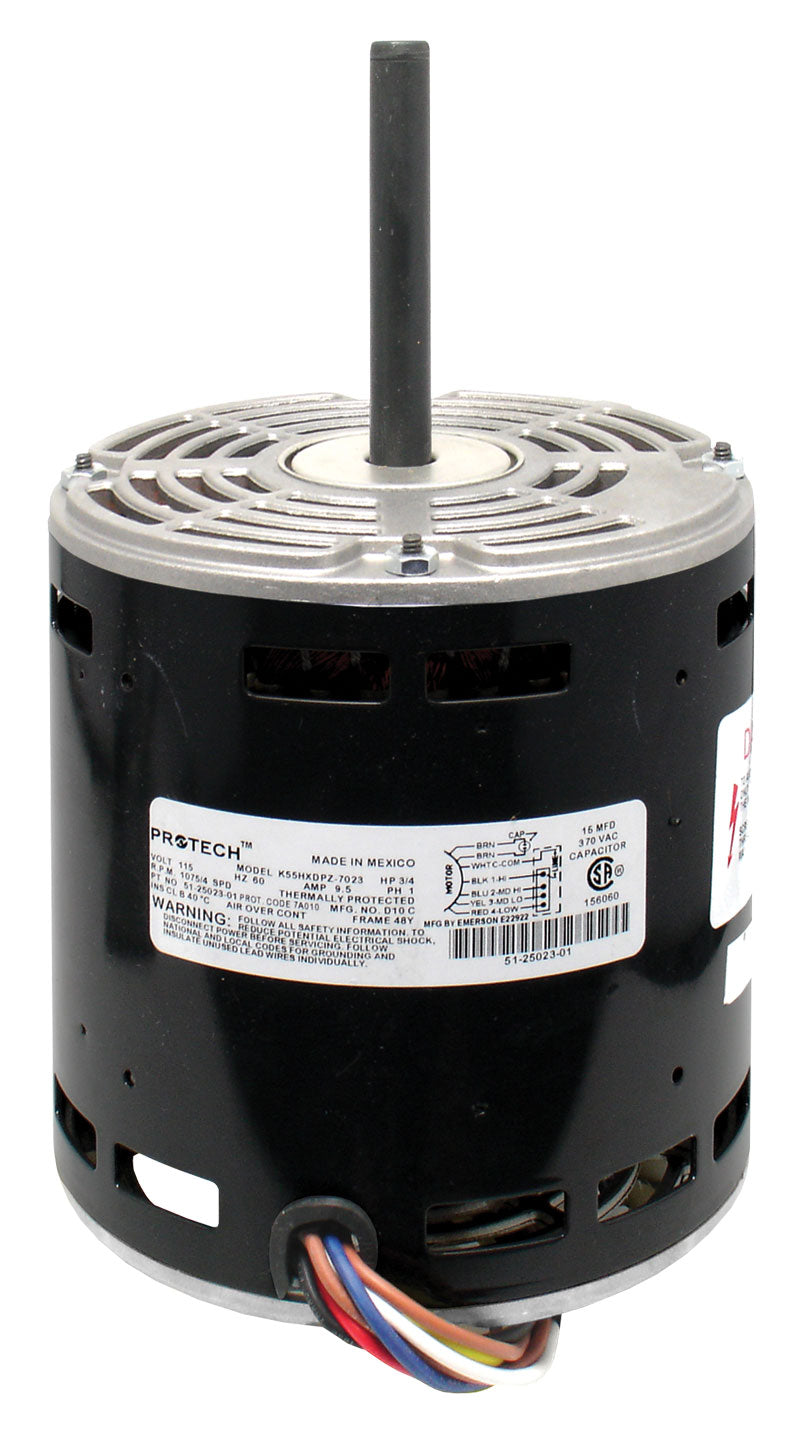 Rheem 51-25023-01 Motor - 3/4 HP(4 SP)K55HXDPZ-7023 Emer