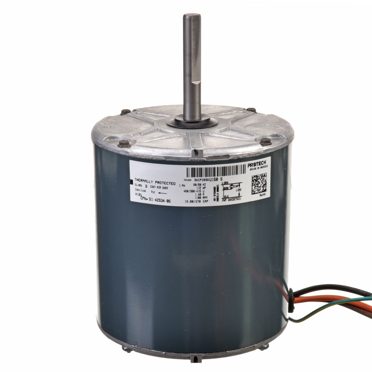 Rheem 51-42534-06 Motor- 1/2 Hp 5KCP39SGU150S Ge