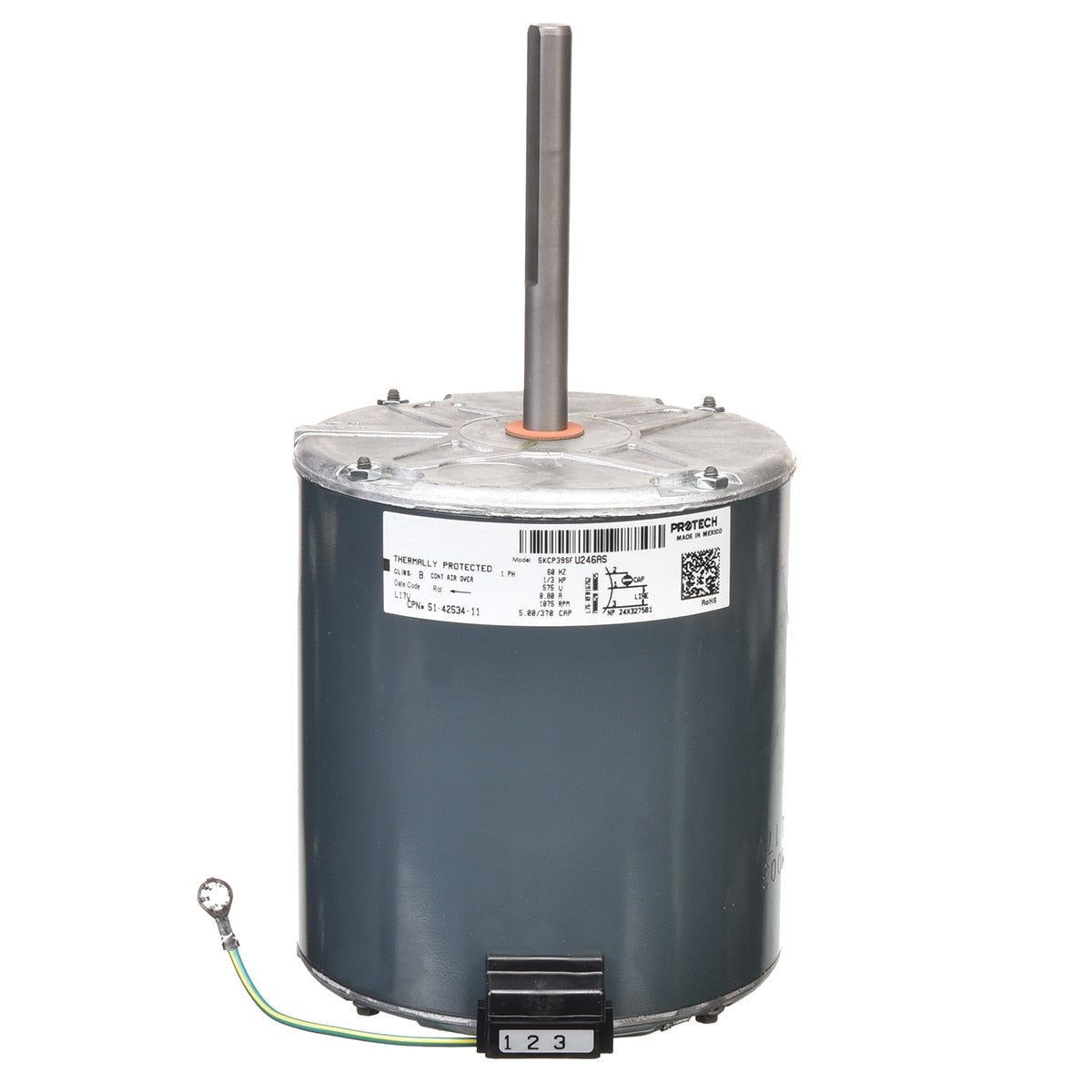 Rheem 51-42534-11 Motor -1/3 Hp 5KCP39SFU246AS Ge