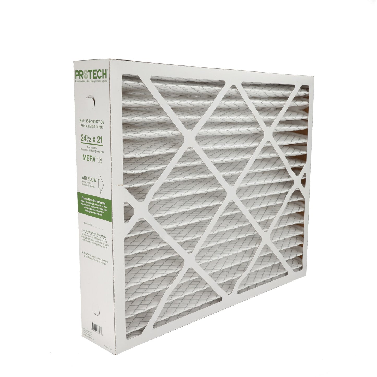 Rheem 54-109477-06 Merv 13 Replacement Filter for [-]XHF-E24