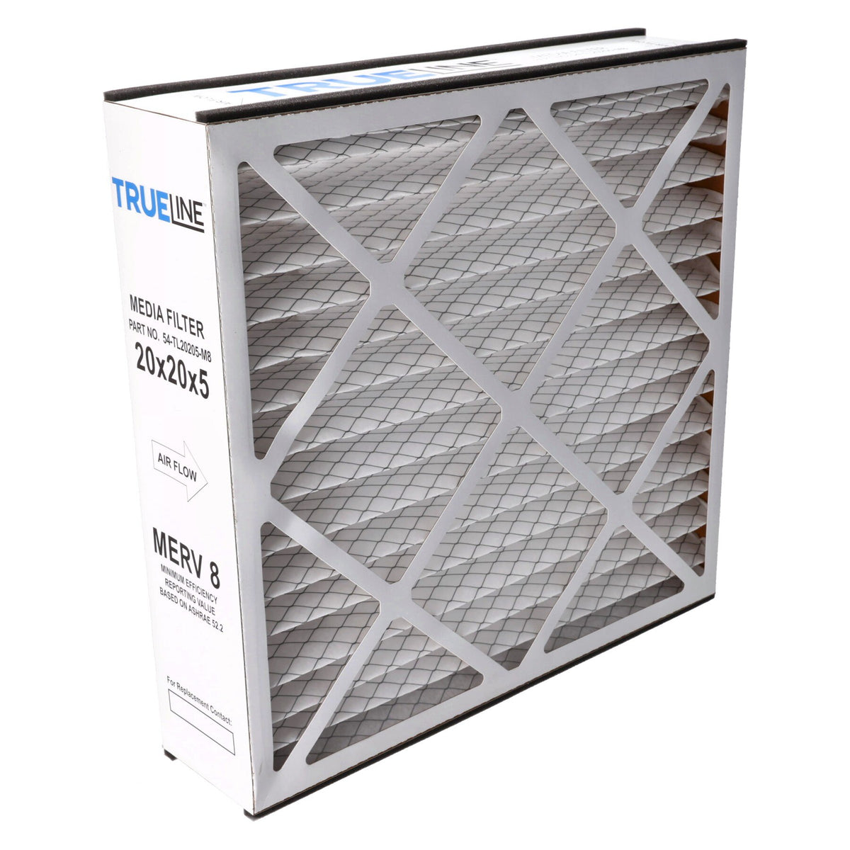 ProTech 54-TL20205-M8 Merv 8 Media Filter Replacement - 5 in. X 20 in. X 20 in.