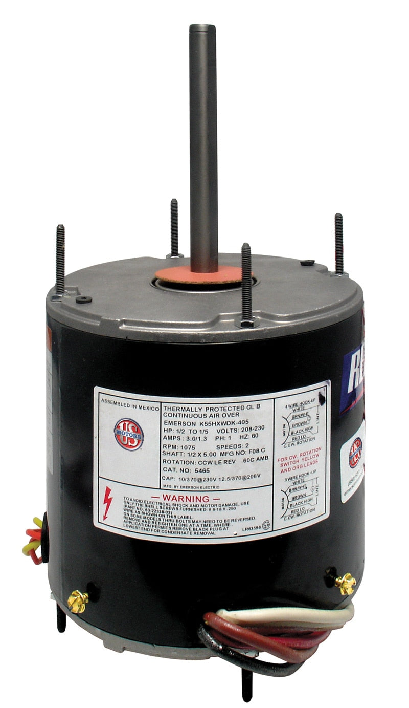 Rheem 5465 Motor- 1/2 - 1/5 Hp K55HXWDK-0405 Em