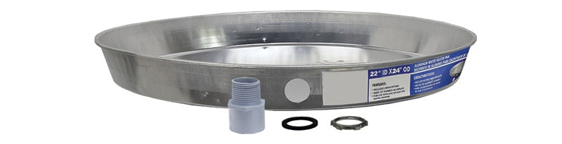 Rheem 60086 Water Heater Drain Pan - Aluminum (22 in. Diameter)