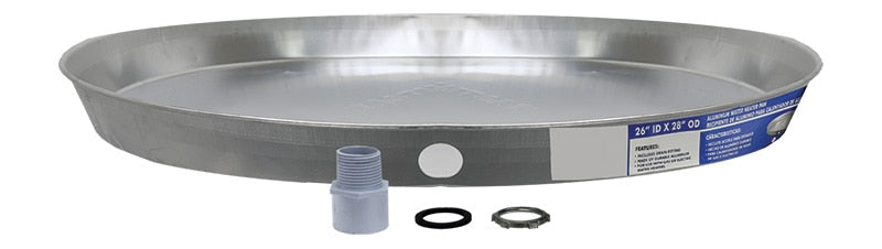 Rheem 60089 Water Heater Drain Pan - Aluminum (26 in. Diameter)