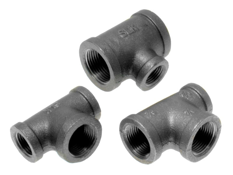 Rheem 6602415 Reducing Tee - Black Pipe Fitting ( 3/4 in. X 3/4 in. X 1/2 in.)