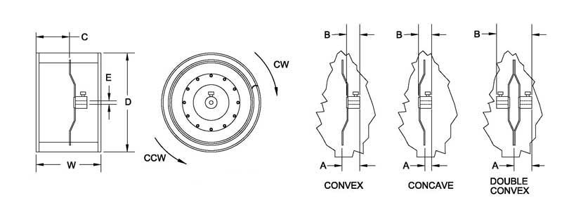 Rheem 70-23111-29 Blower Wheel 03-54308 Morri