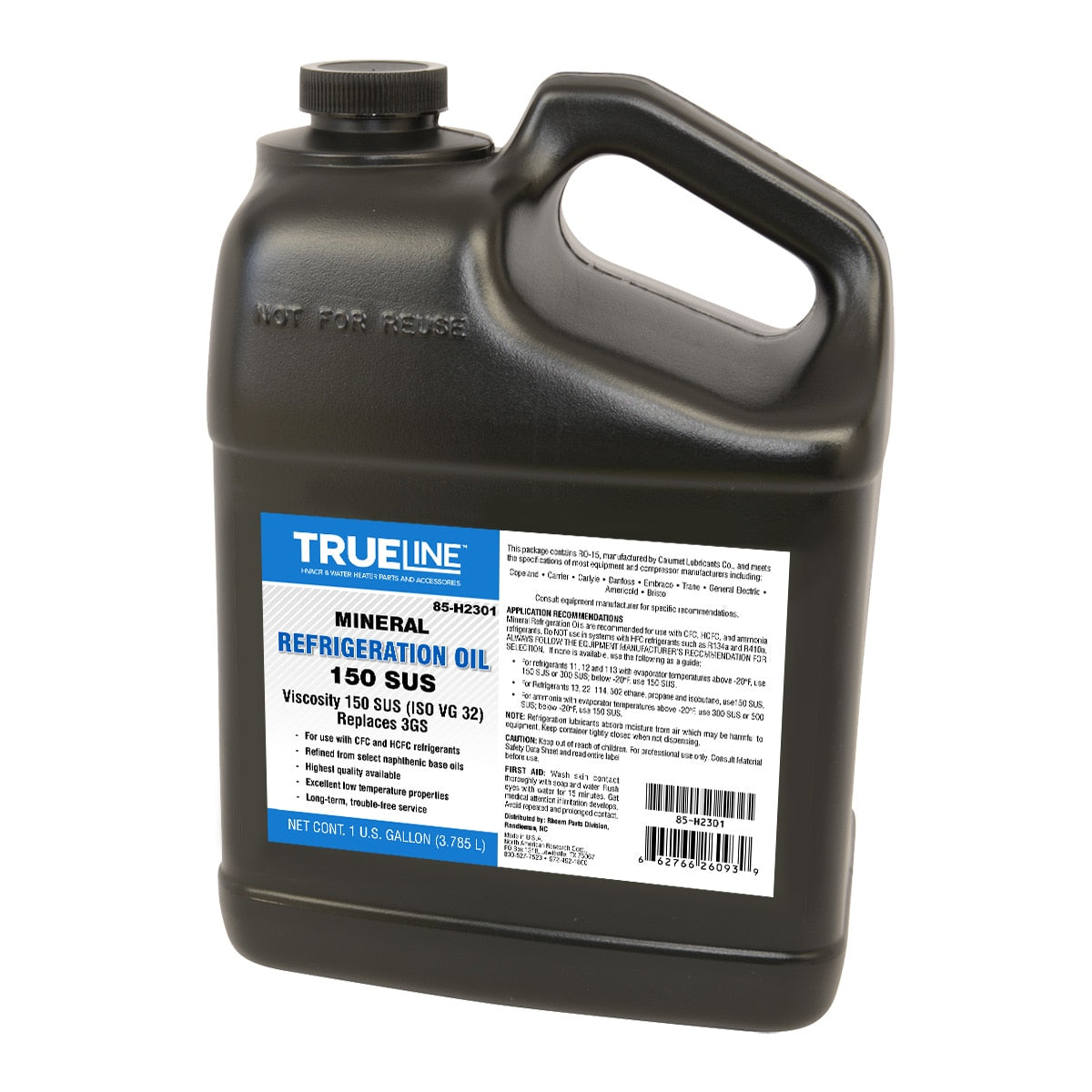 Rheem 85-H2301 Mineral OIL-150 VIS.-1 Gal (6/CASE)