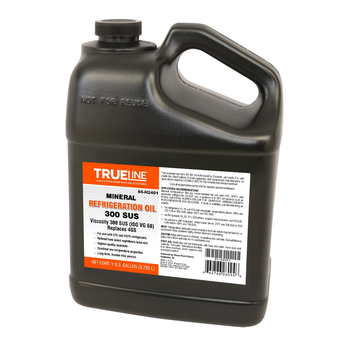 Rheem 85-H2401 Mineral OIL-300 VIS.-1 Gal (6/CASE)