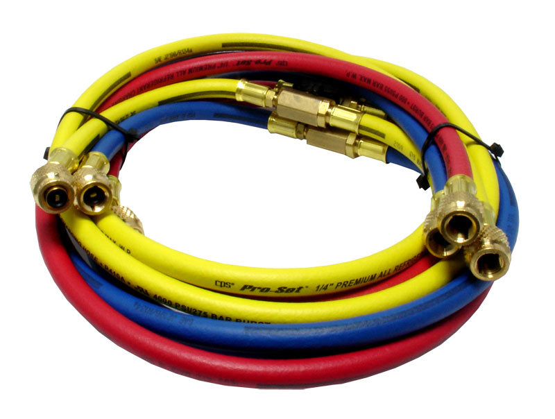 Rheem 87-HP6L Rfrgrnt Hoses 3PK 6'PRM W/inline Ball Vl