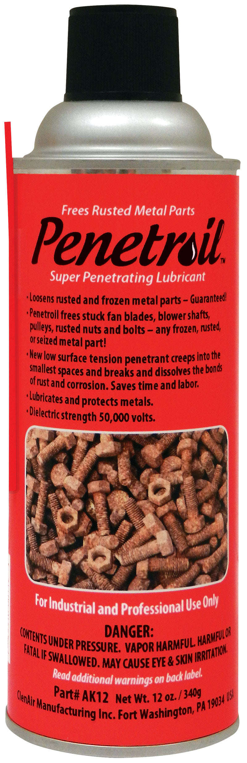 Rheem AK12 Clenair Penetroil Aerosol Pen Lub 12OZ