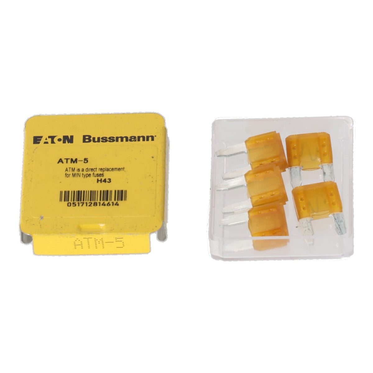 Rheem ATM-5-5PK Fuse - 5A Mini Blade Type - Automotive (5 Pack)